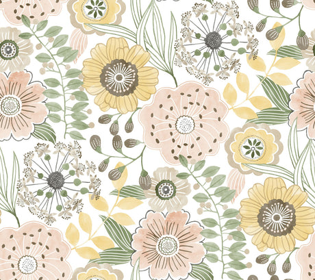 Eade’s Artistic Bouquet Coral & Lemon