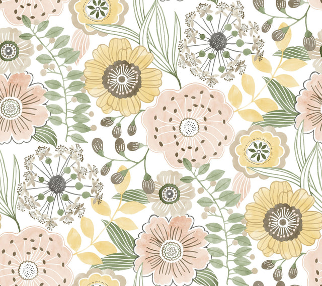 Eade’s Artistic Bouquet Coral & Lemon