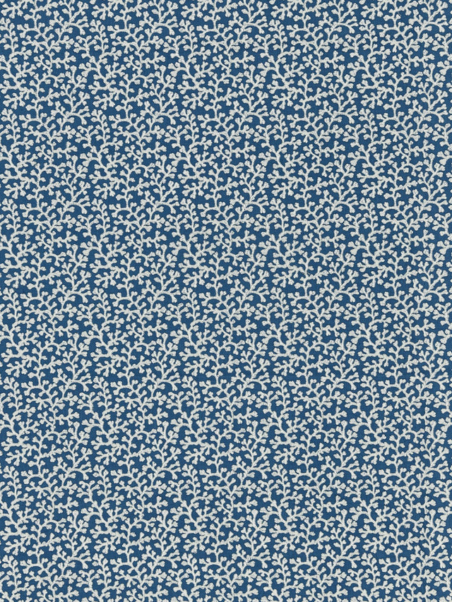 Scalamandre ZS 00016949 COBALT HELE BAY Fabric - Eade's Wallpaper