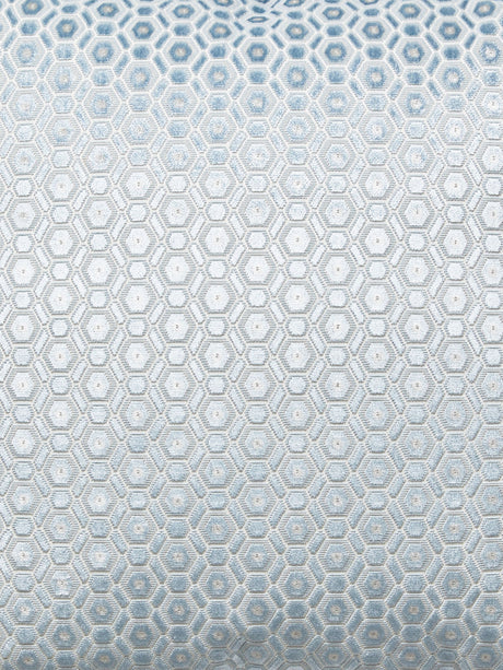 Scalamandre ZS 0001MANE POWDER BLUE MANETTA Fabric - Eade's Wallpaper