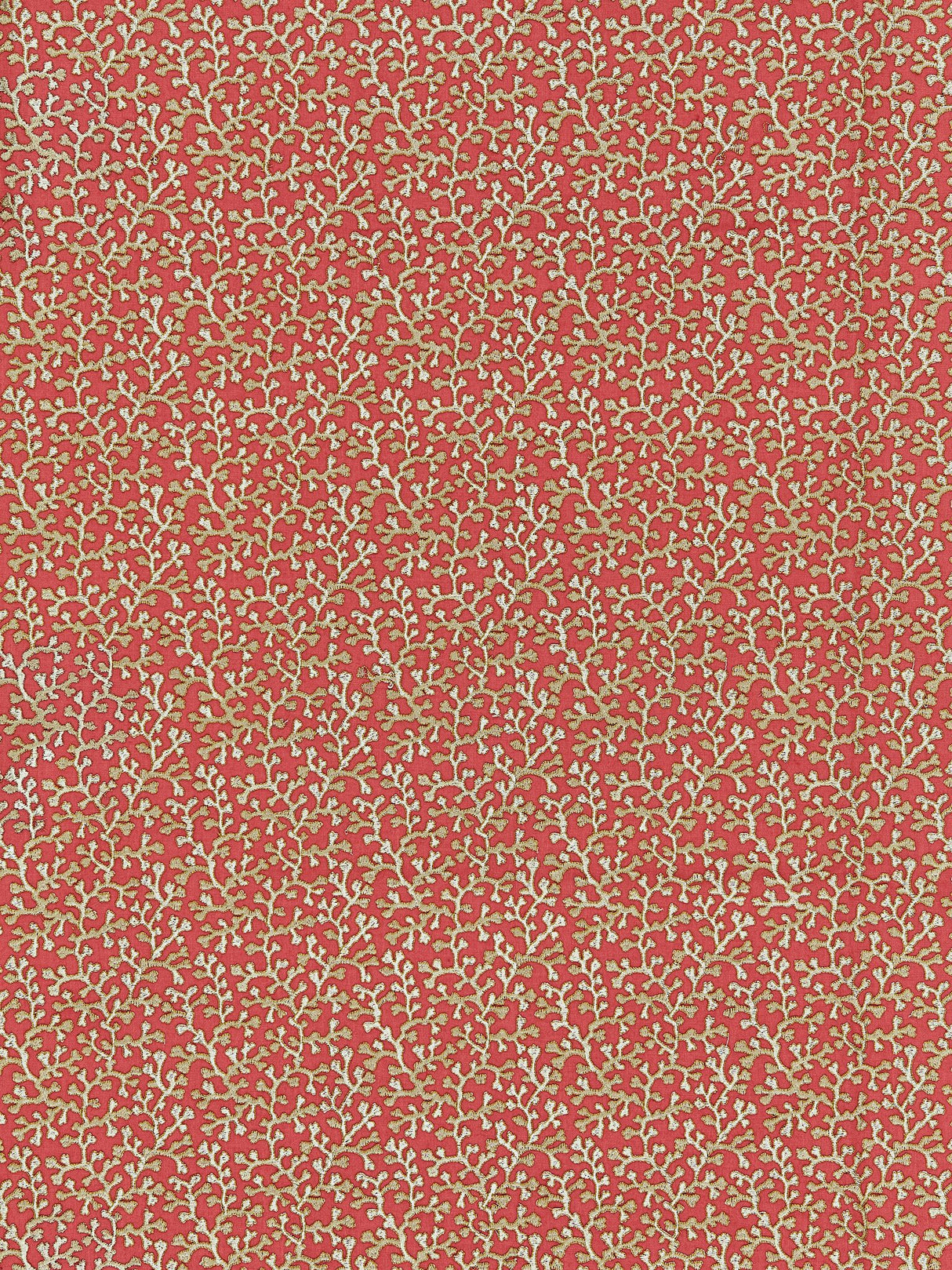 Scalamandre ZS 00046949 CORAL HELE BAY Fabric - Eade's Wallpaper