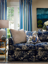 Scalamandre ZS 0004MANE SILVER MANETTA Fabric - Eade's Wallpaper