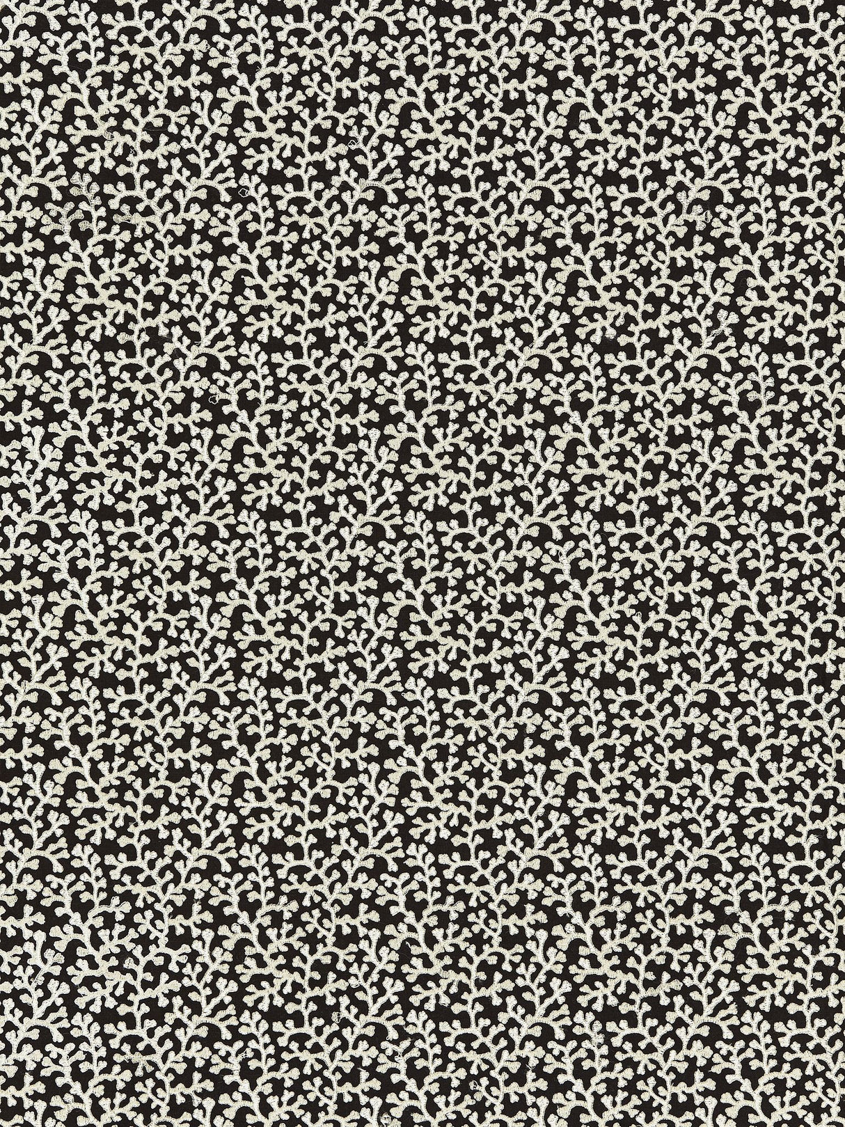 Scalamandre ZS 00056949 BLACK HELE BAY Fabric - Eade's Wallpaper