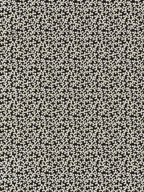 Scalamandre ZS 00056949 BLACK HELE BAY Fabric - Eade's Wallpaper