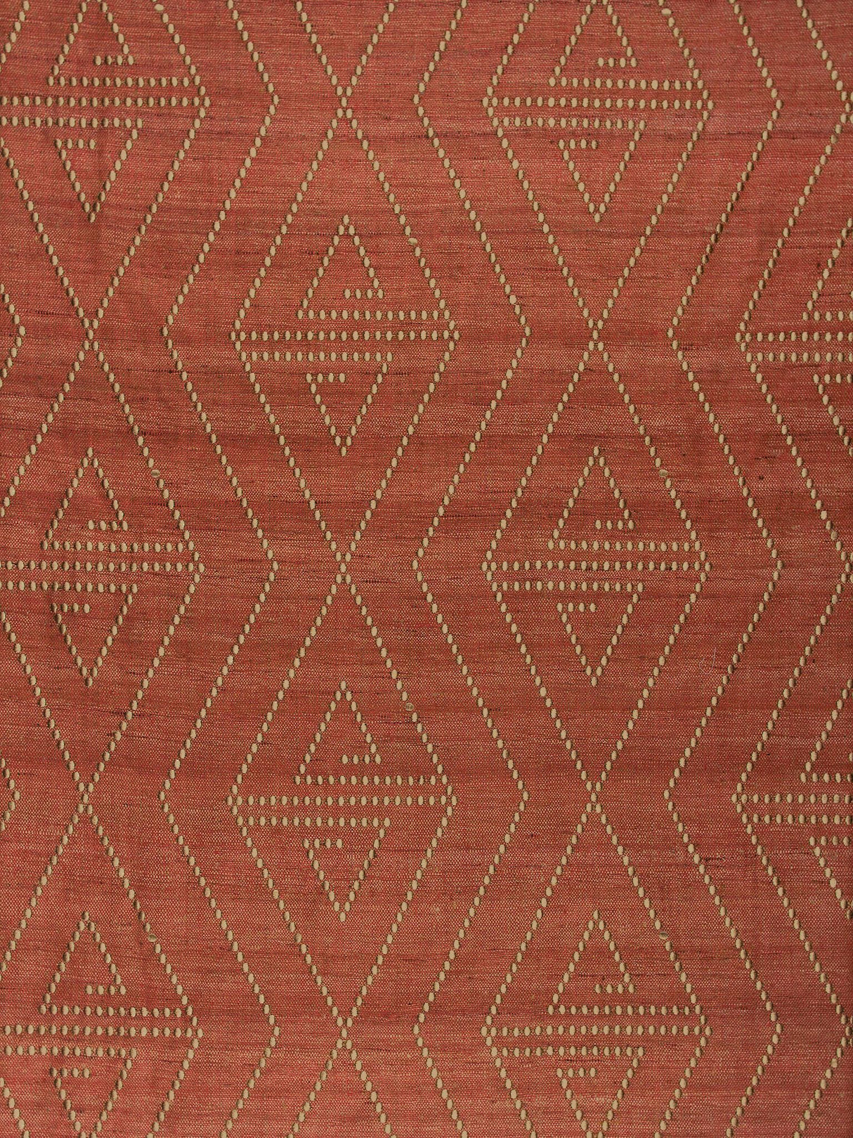 Scalamandre ZS 00218068 TOMATO TORQUAY Fabric - Eade's Wallpaper