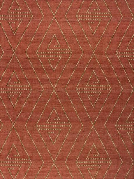 Scalamandre ZS 00218068 TOMATO TORQUAY Fabric - Eade's Wallpaper
