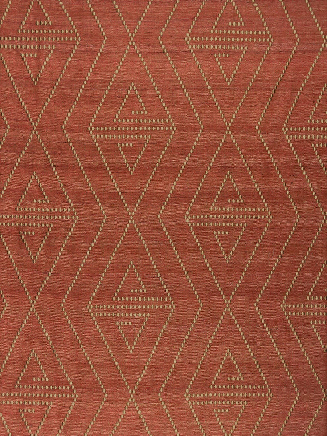 Scalamandre ZS 00218068 TOMATO TORQUAY Fabric - Eade's Wallpaper