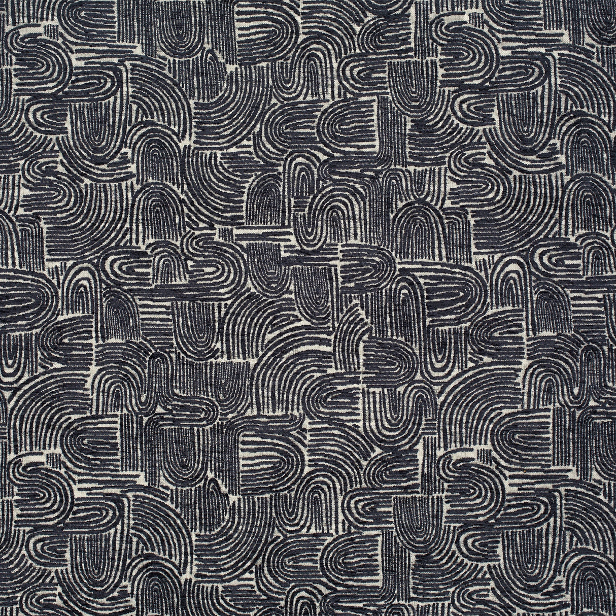 Mitchell MP FF-2402-20 Abstract,Small Scale Keen-Navy - Eade's Wallpaper