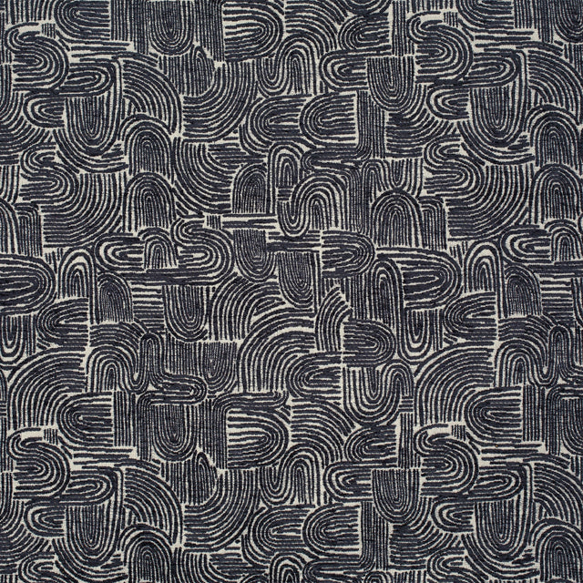 Mitchell MP FF-2402-20 Abstract,Small Scale Keen-Navy - Eade's Wallpaper