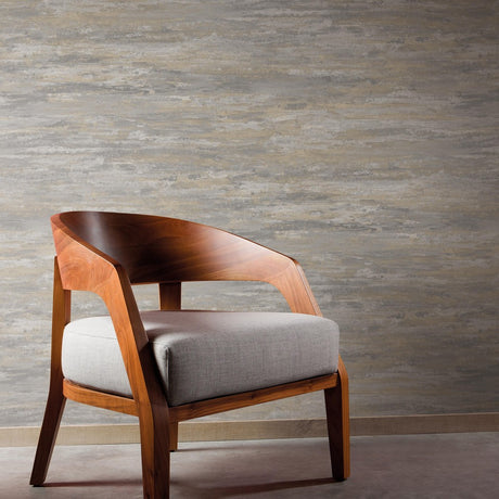 Galerie Arcadia Horizontal Plain Grey Wallpaper ARA68104