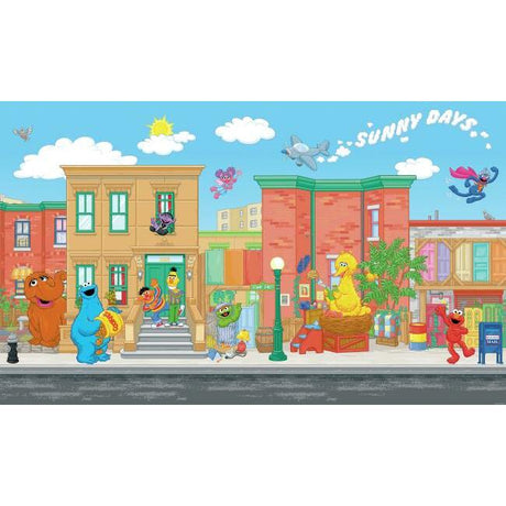 RoomMates JL1213M Sesame Street XL Wall Mural - Eade's Wallpaper