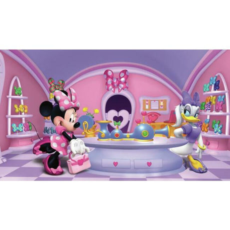 RoomMates JL1302M Disney Minnie Fashionista Wall Mural - Eade's Wallpaper