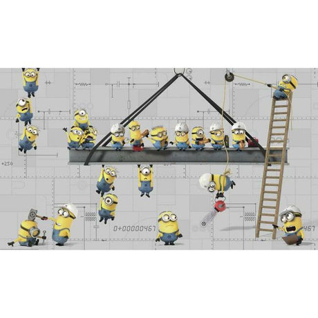 RoomMates JL1329M Minions At Work XL Wall Mural - Eade's Wallpaper
