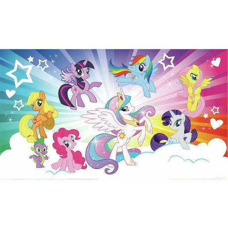 RoomMates JL1335M My Little Pony Cloud Burst Wall Mural - Eade's Wallpaper