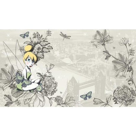 RoomMates JL1383M Vintage Tinkerbell XL Wall Mural - Eade's Wallpaper