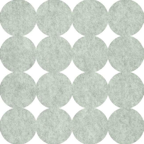 QuietWall QWS1015 Modern Circles Acoustical Peel + Stick Tiles - Eade's Wallpaper