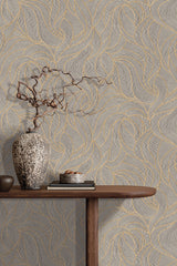 Veer Decor Woven Drift White Wallpaper VRTN70-290